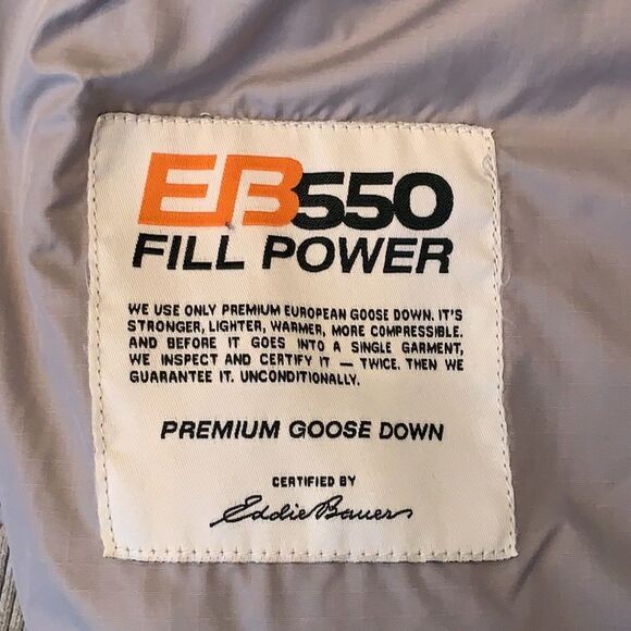 Eddie Bauer EB550 Goose Down Quilted Puffer Vest Medium Petite - Picture 11 of 13